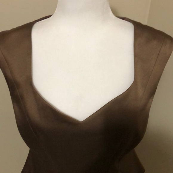 London Times brown size10 business/casual dress - Picture 5 of 7